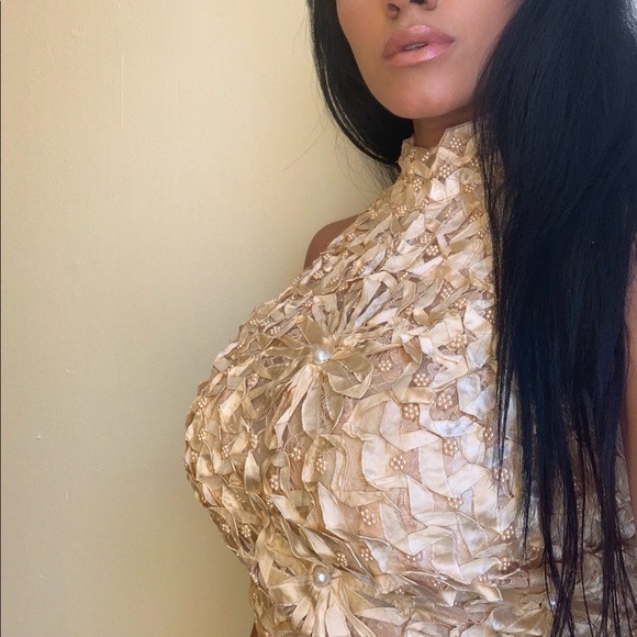 Vintage Tops - 'PEARLY' VINTAGE TOP